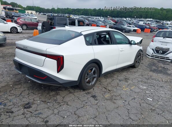 3KPFT4DE0SE022220 2025 KIA K4 White Задня права чверть
