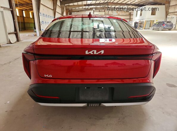 3KPFT4DE0SE089237 2025 KIA K4 Red 
