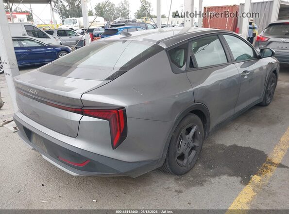 3KPFT4DE0SE162249 2025 KIA K4 Серый Задняя правая четверть
