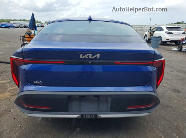 3KPFT4DE2SE064050 2025 KIA K4 Blue უკანა ხედი