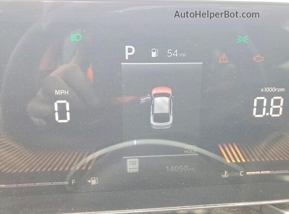 3KPFT4DE2SE064050 2025 KIA K4 Blue ხელსაწყოთა პანელის ხედი