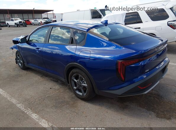 3KPFT4DE3SE034443 2025 KIA K4 Blue Rear left