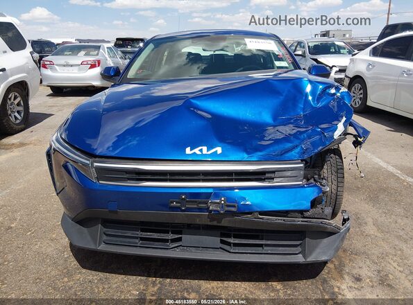 3KPFT4DE3SE034443 2025 KIA K4 Blue Instrument cluster view