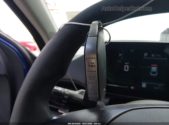3KPFT4DE3SE034443 2025 KIA K4 Blue Dashboard view