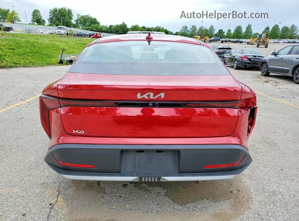 3KPFT4DE4TE286185 2026 KIA K4 Red Vista trasera