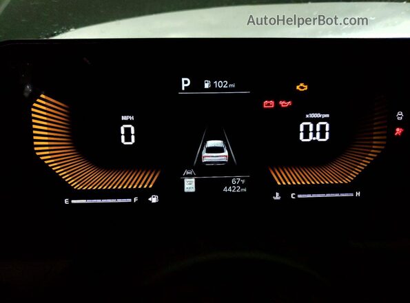 3KPFT4DEXSE236650 2025 KIA K4 Black Սարքավորումների վահանակի տեսք