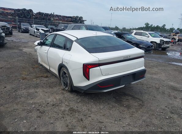 3KPFU4DE1SE022708 2025 KIA K4 White Tył lewy
