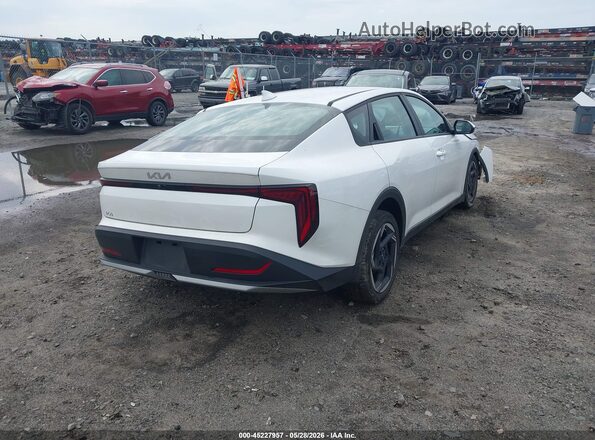 3KPFU4DE1SE022708 2025 KIA K4 White Tył prawy