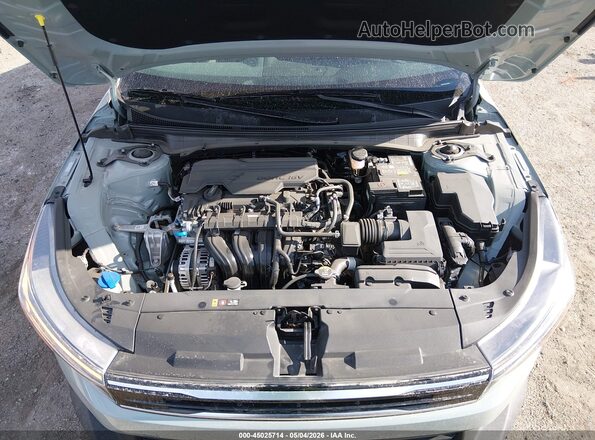 3KPFU4DE2SE218446 2025 KIA K4 Бирюзовый Вид сзади