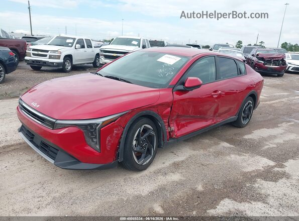 3KPFU4DE8SE052269 2025 KIA K4 Red Передня ліва чверть