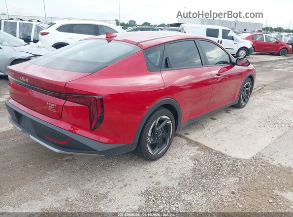 3KPFU4DE8SE052269 2025 KIA K4 Red Задня права чверть