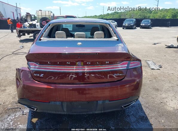3LN6L2G90GR626994 2016 LINCOLN MKZ Burgundy 