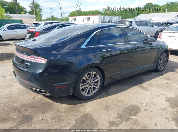 3LN6L2J90GR600081 2016 LINCOLN MKZ Black Tył prawy