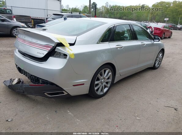 3LN6L2J9XGR630821 2016 LINCOLN MKZ Серебряный 