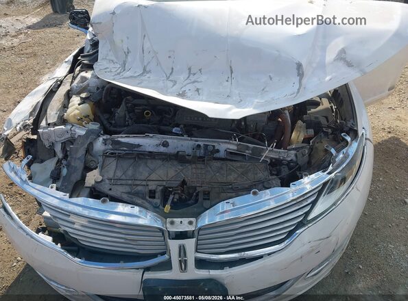 3LN6L2LU0GR632241 2016 LINCOLN MKZ HYBRID White ხელსაწყოთა პანელის ხედი