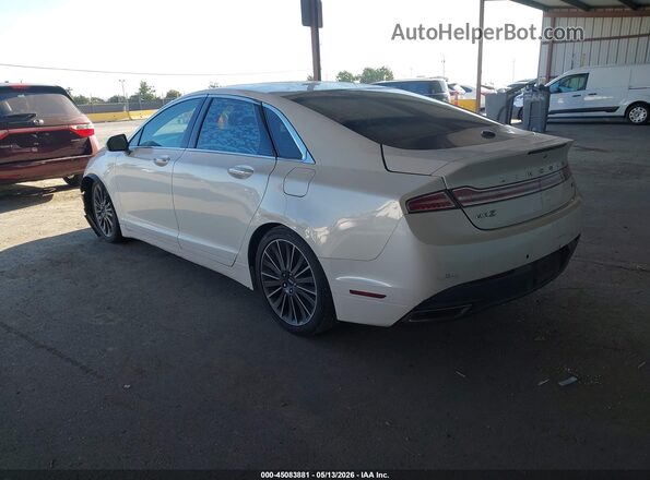 3LN6L2LU6GR627710 2016 LINCOLN MKZ HYBRID White უკანა მარცხენა