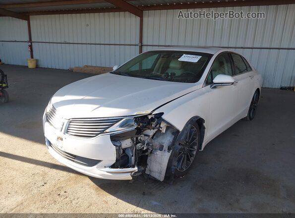 3LN6L2LU6GR627710 2016 LINCOLN MKZ HYBRID White წინა ხედი