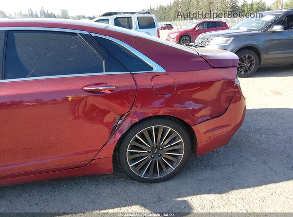 3LN6L2LU9GR631640 2016 LINCOLN MKZ HYBRID Burgundy Vista interior de 360 grados