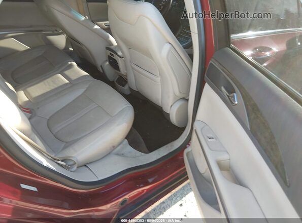 3LN6L2LU9GR631640 2016 LINCOLN MKZ HYBRID Burgundy Vista de la etiqueta del VIN
