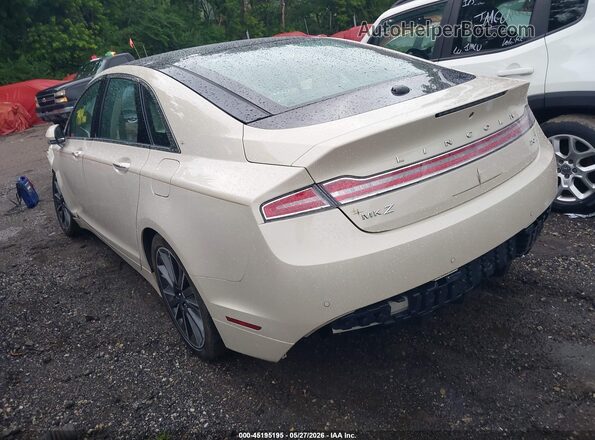 3LN6L2LUXGR623529 2016 LINCOLN MKZ HYBRID Cream Tył lewy