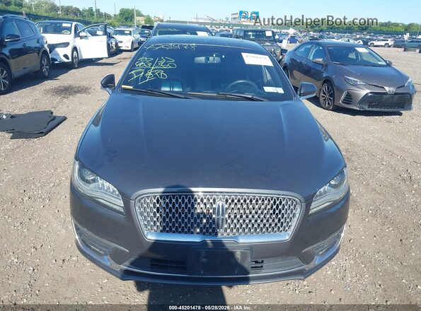 3LN6L5C90HR627071 2017 LINCOLN MKZ Black Вид щитка приладів