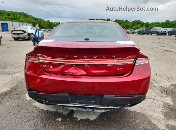 3LN6L5E97LR611181 2020 LINCOLN MKZ Red Вид ззаду