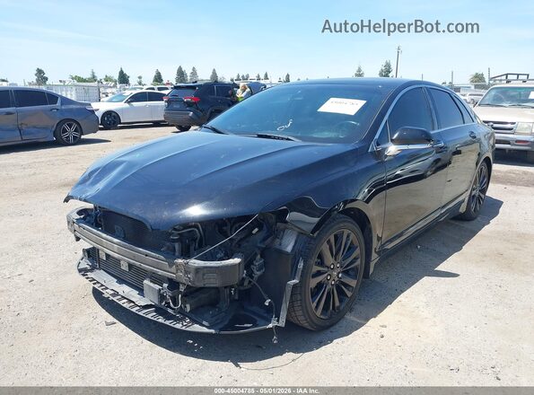 3LN6L5F91JR609910 2018 LINCOLN MKZ Черный Передняя левая четверть