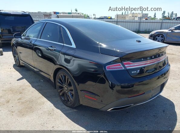 3LN6L5F91JR609910 2018 LINCOLN MKZ Черный Задняя левая четверть