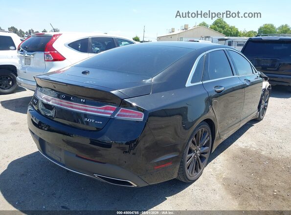 3LN6L5F91JR609910 2018 LINCOLN MKZ Черный Задняя правая четверть
