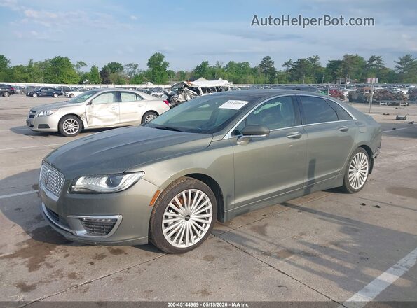 3LN6L5F92HR600319 2017 LINCOLN MKZ Teal წინა მარცხენა ხედი სამი მეოთხედიდან