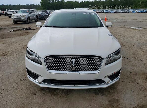 3LN6L5F92KR603972 2019 LINCOLN MKZ White 