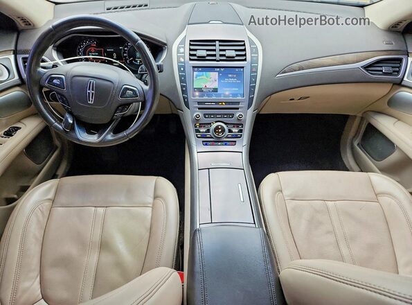 3LN6L5F92LR621972 2020 LINCOLN MKZ Maroon Вид панелі приладів