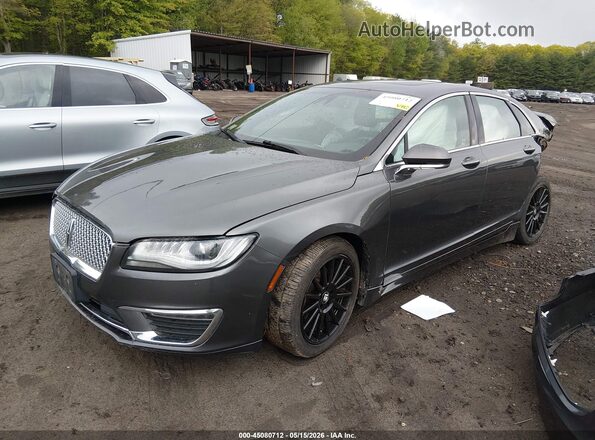 3LN6L5F99JR603675 2018 LINCOLN MKZ Gray Առջևի ձախ երեք քառորդ տեսարան
