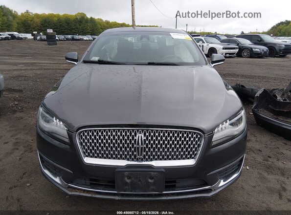 3LN6L5F99JR603675 2018 LINCOLN MKZ Gray Սարքավորումների վահանակի տեսք