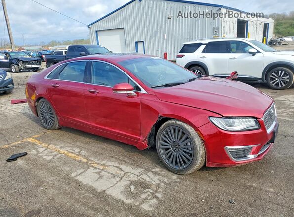 3LN6L5FC1JR619994 2018 LINCOLN MKZ Red 
