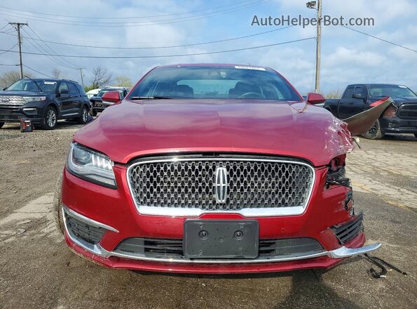 3LN6L5FC1JR619994 2018 LINCOLN MKZ Red 