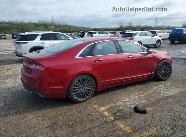 3LN6L5FC1JR619994 2018 LINCOLN MKZ Red 