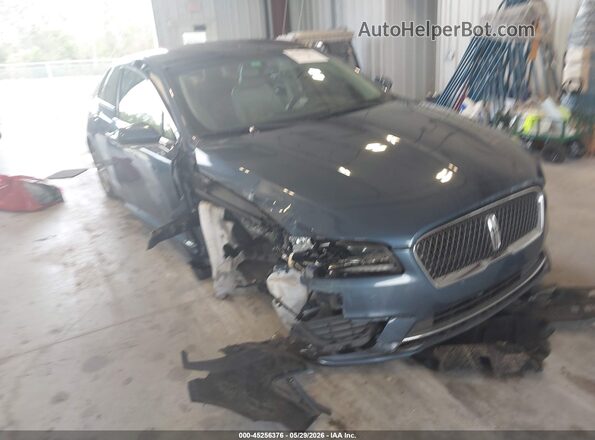 3LN6L5LU2JR621668 2018 LINCOLN MKZ HYBRID Blue Widok z przodu