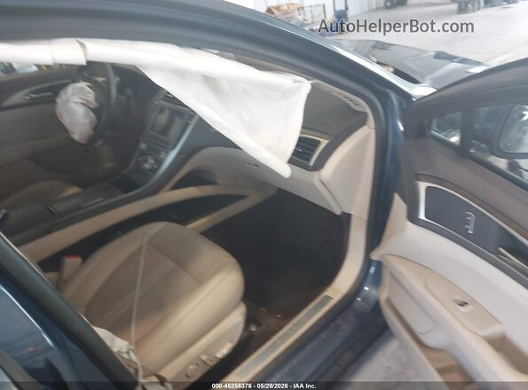 3LN6L5LU2JR621668 2018 LINCOLN MKZ HYBRID Blue Widok wnętrza z przodu