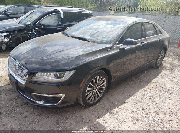 3LN6L5LU4JR608775 2018 LINCOLN MKZ HYBRID Черный Передняя левая четверть
