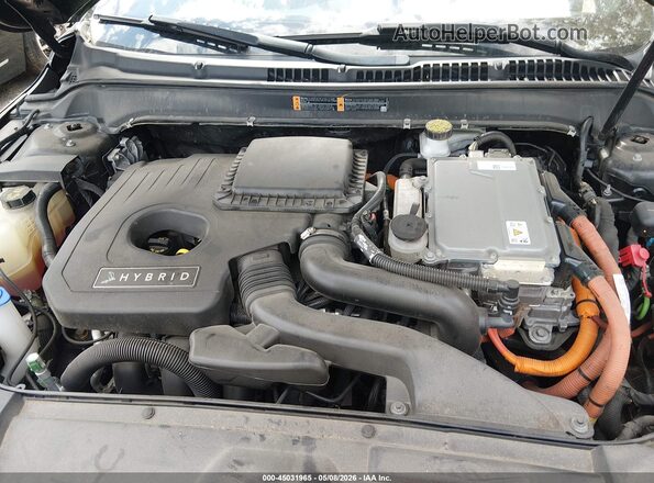 3LN6L5LU4JR608775 2018 LINCOLN MKZ HYBRID Черный Вид сзади