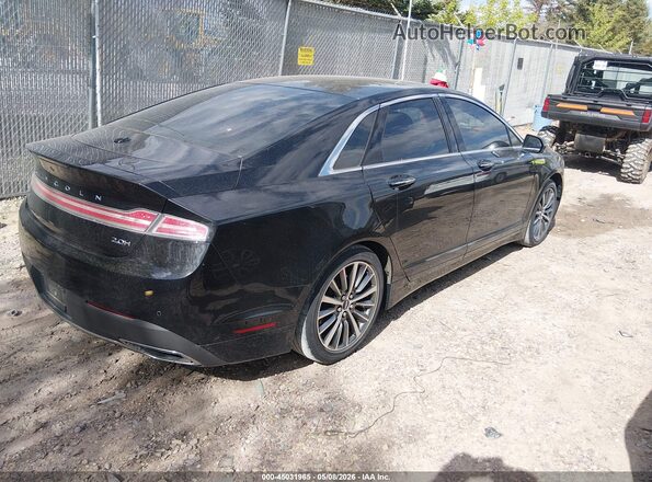 3LN6L5LU4JR608775 2018 LINCOLN MKZ HYBRID Черный Задняя правая четверть