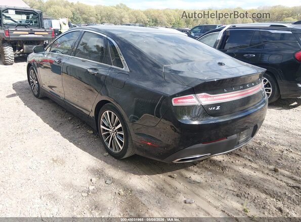 3LN6L5LU4JR608775 2018 LINCOLN MKZ HYBRID Черный Задняя левая четверть
