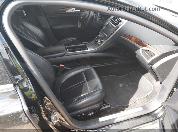 3LN6L5LU4JR608775 2018 LINCOLN MKZ HYBRID Черный Вид салона спереди