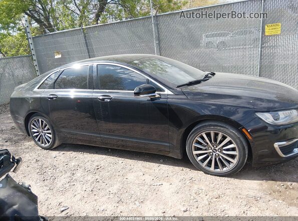3LN6L5LU4JR608775 2018 LINCOLN MKZ HYBRID Черный Вид задней части салона