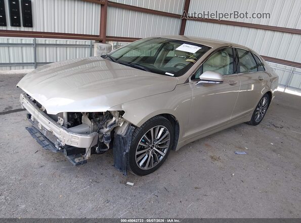 3LN6L5LUXHR631570 2017 LINCOLN MKZ HYBRID Cream წინა მარცხენა ხედი სამი მეოთხედიდან