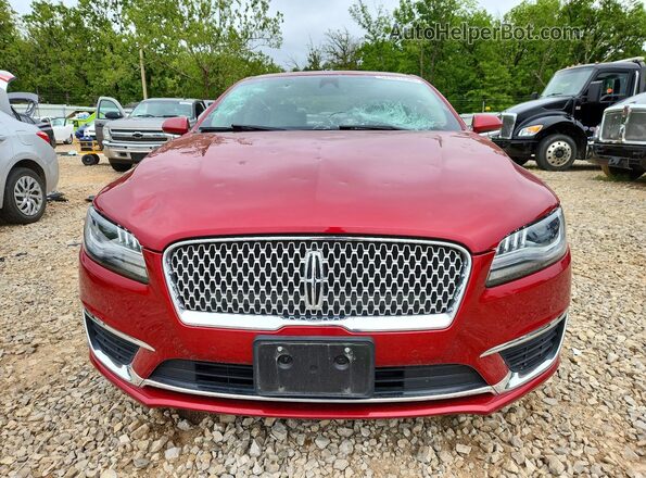 3LN6L5LUXLR619007 2020 LINCOLN MKZ Red Вид спереду