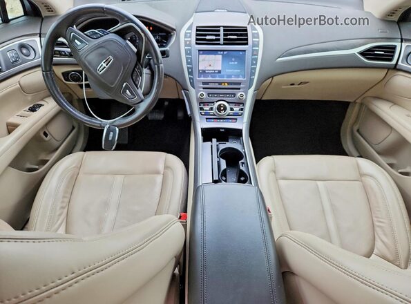 3LN6L5LUXLR619007 2020 LINCOLN MKZ Red Вид панелі приладів