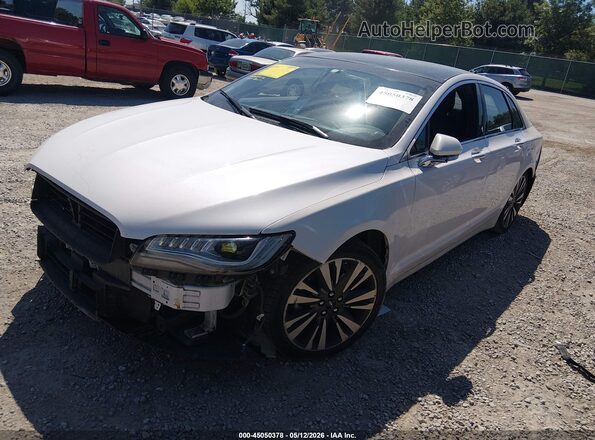 3LN6L5MU2HR606578 2017 LINCOLN MKZ HYBRID White Vista tres cuartos delantera izquierda