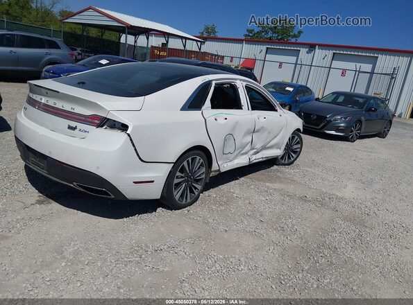 3LN6L5MU2HR606578 2017 LINCOLN MKZ HYBRID White Trasero derecho